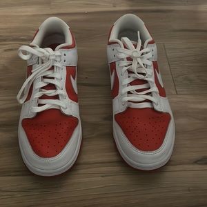 Nike Dunk Low Retro White with Red, Men’s Size 10.5